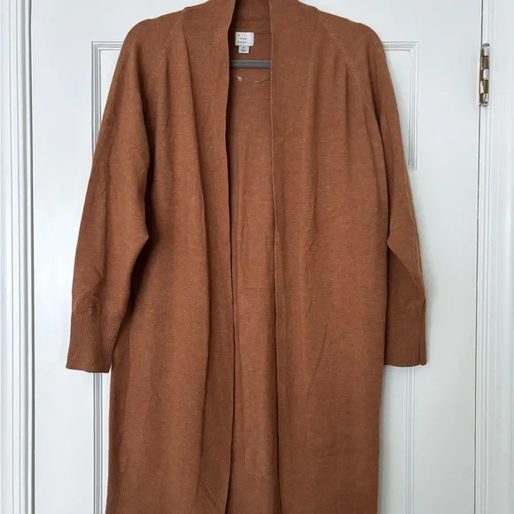 A New Day Tan Duster Cardigan